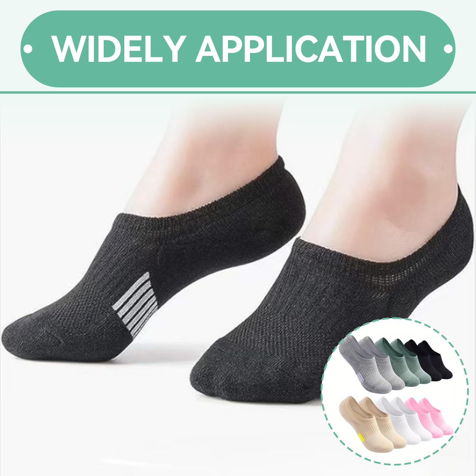 6 par skarpet damskich do sneakersów, 35-38 39-42, skarpety do biegania, niewidoczne, antypoślizgowe, silikonowe, krótkie, niewidoczne, oddychające, bawełniane, sportowe, prezenty dla kobiet, białe