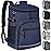 Cooler Backpack Insulated Leakproof Waterproof Backpack Cooler Bag 30 Cans, Large Capacity Lightweight Travel Camping Beach Backpack Cooler Ice Chest for Men and Women, Blue