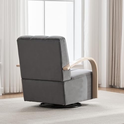 Sillón Plegable Terciopelo Gris miniatura 5