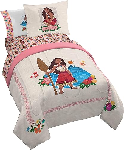 Miniatura 39 de Jay Franco Disney Lilo and Stitch - Juego de edredón tamaño Full, ropa de cama de 7 piezas, incluye juego de sábanas y fundas de almohada, ropa de