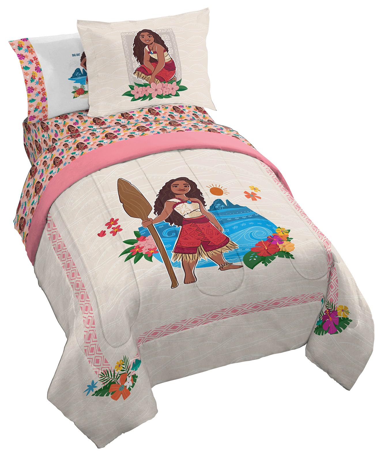 Amazon.com: Disney Moana Full Size Comforter Set 7 Piece Kids