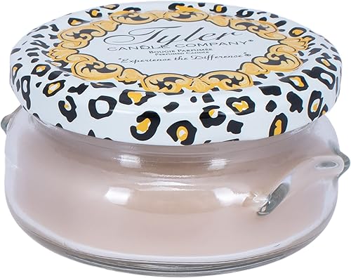 Vela de fragancia de vidrio Tyler 3.4 oz, alto mantenimiento