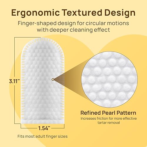 Miniatura 5 de Toallitas de limpieza de dientes para perros y gatos, elimina el mal aliento eliminando la placa y la acumulación de sarro, cepillo de dientes de