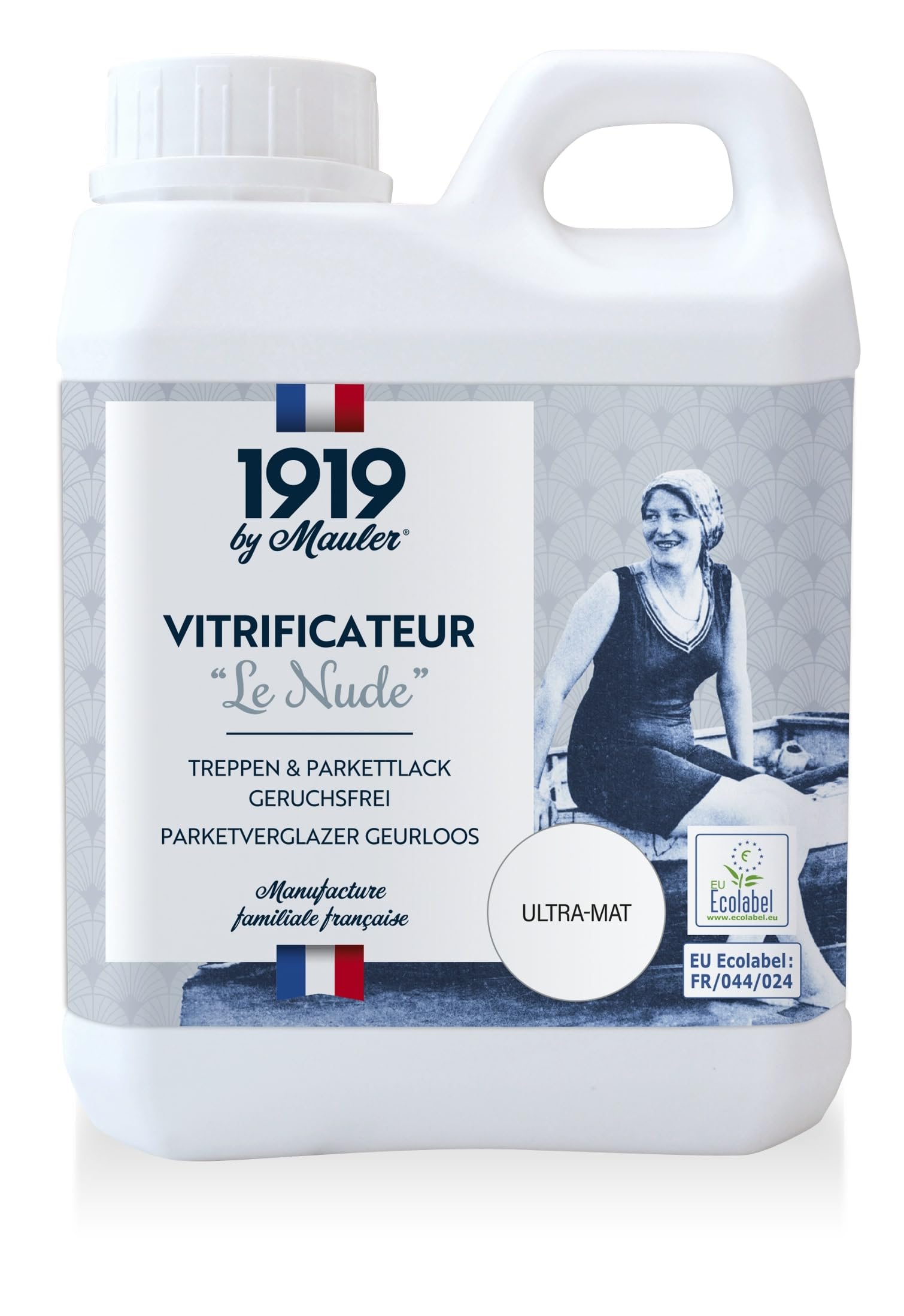 MAULER Vitrificateur Parquet Escalier Ultra Mat Invisible 1L Protection Taches Rayures Usure Longue Durée