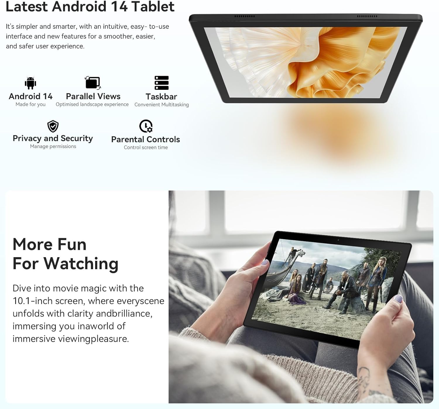 Amazon.co.jp: FancyDay タブレット 10インチ Android wi-fi6 モデル