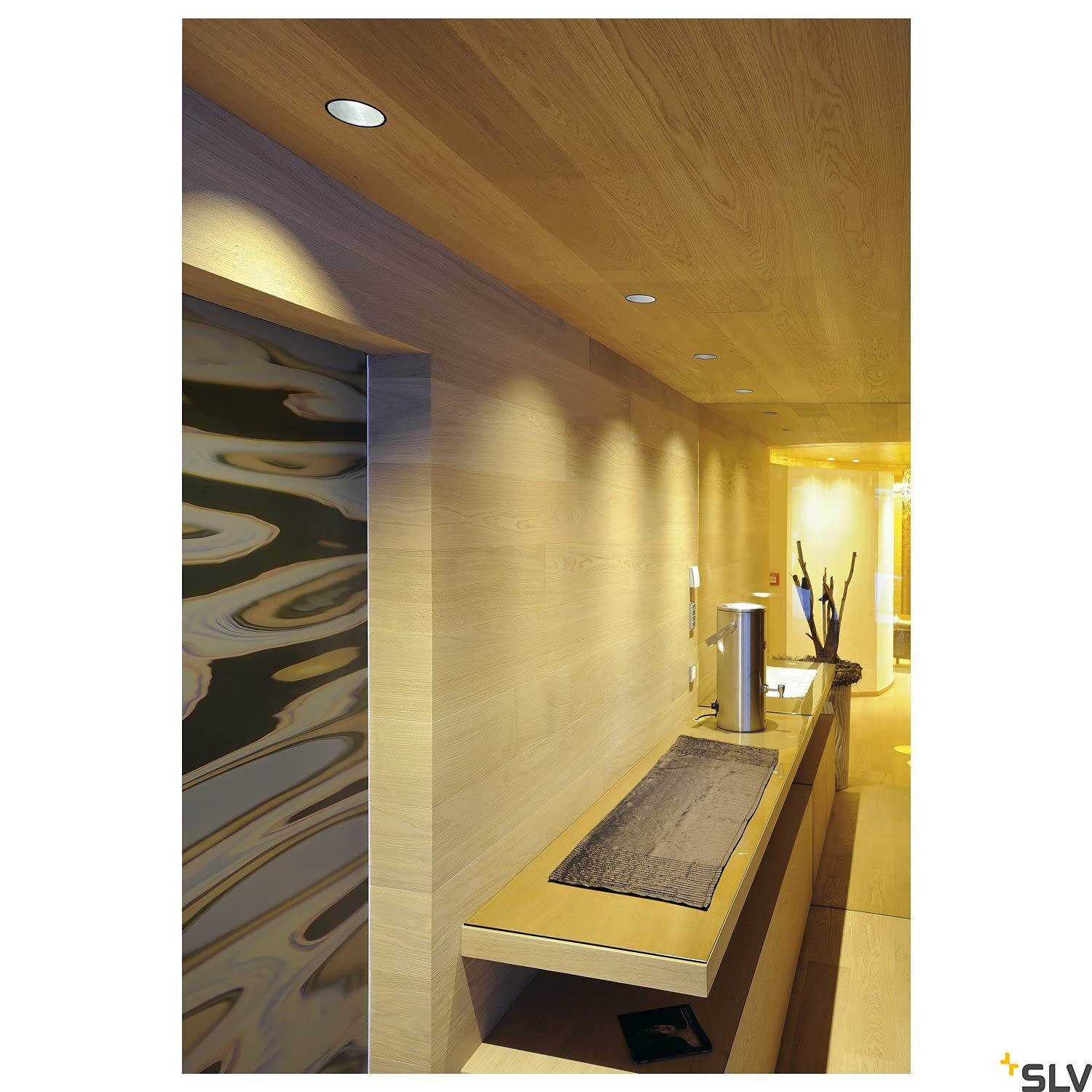 Faretto Da Incasso A Soffitto SLV HORN - Nero, GU10 Max 50W, Con Clip Di Fissaggio - 5