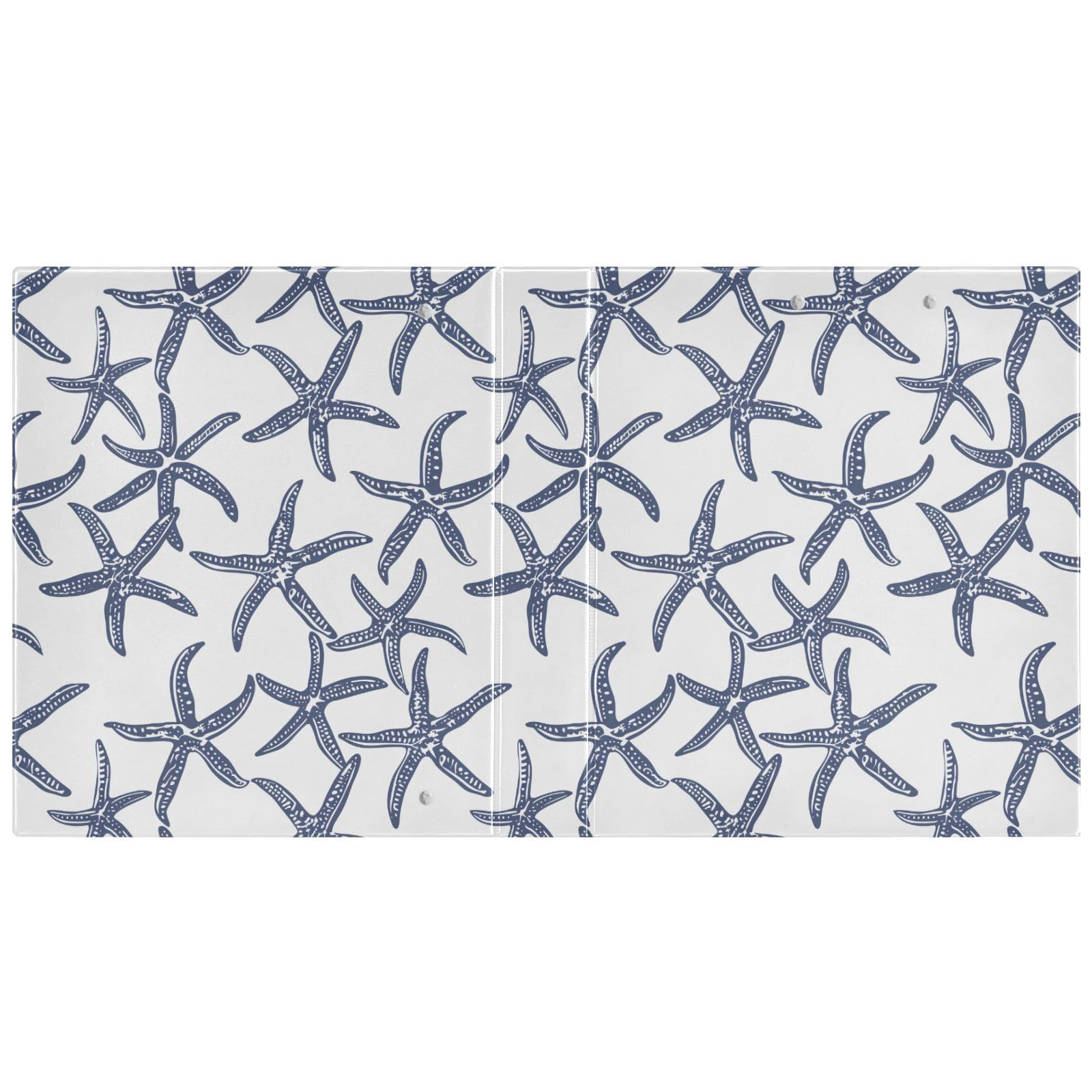 Raccoglitore a 3 anelli decorativo con 3 anelli a D da 3,8 cm, con portablocco e 3 tasche trasparenti, contiene 200 fogli di carta formato A4, impermeabile, per scuola, casa, ufficio