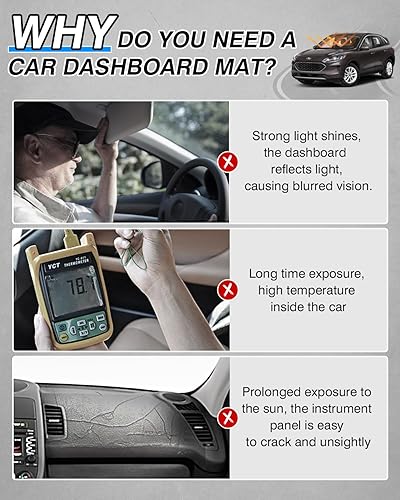 Miniatura 2 de Cartist - Funda de salpicadero, antideslizante, antirreflejos