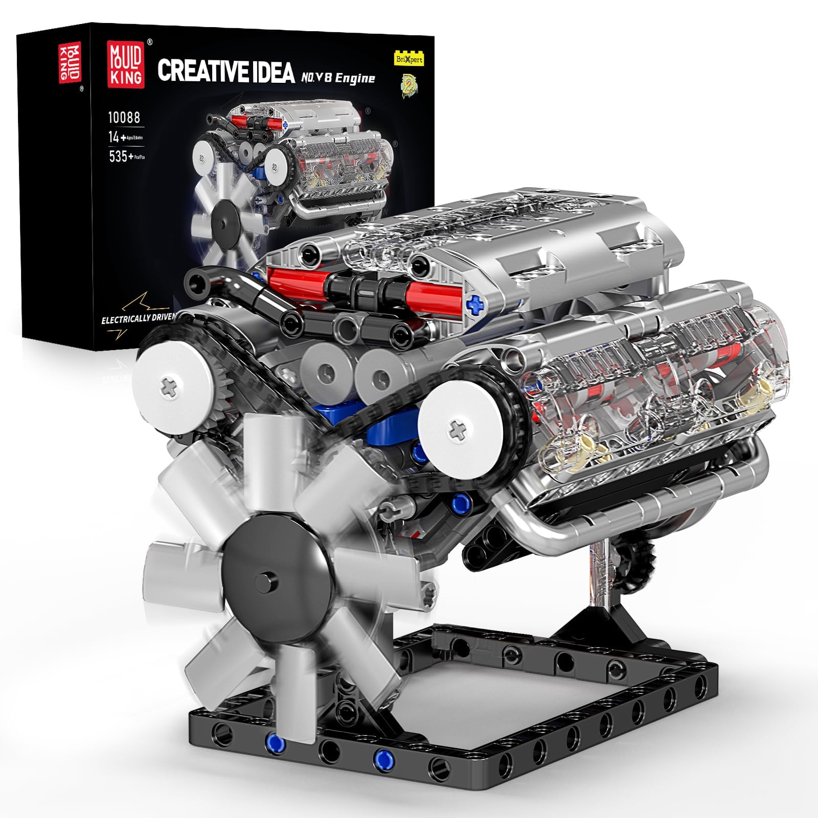 Amazon.co.jp: Mould King 10088 MOC技術（V 8）8気筒直列ガソリン