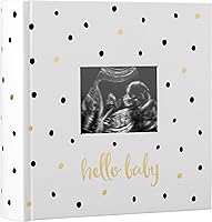 Vista 8 de Pearhead Hello Baby First 5 Years Libro de Recuerdos, Recuerdo de Bebé de Género Neutro para Padres Primerizos y Futuros, Diario de Embarazo e