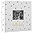 Pearhead Hello Baby Photo Album, Keepsake Book for New and Expecting Parents, Gender-Neutral Baby Accessory, Ideal Gift for Baby Shower, Holds 200 Pictures, Black and Gold Polka Dot