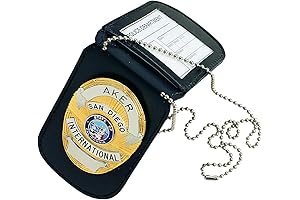 Aker Leather 597 Neck Badge & ID Holder: The Epitome of Professionalism and Security
