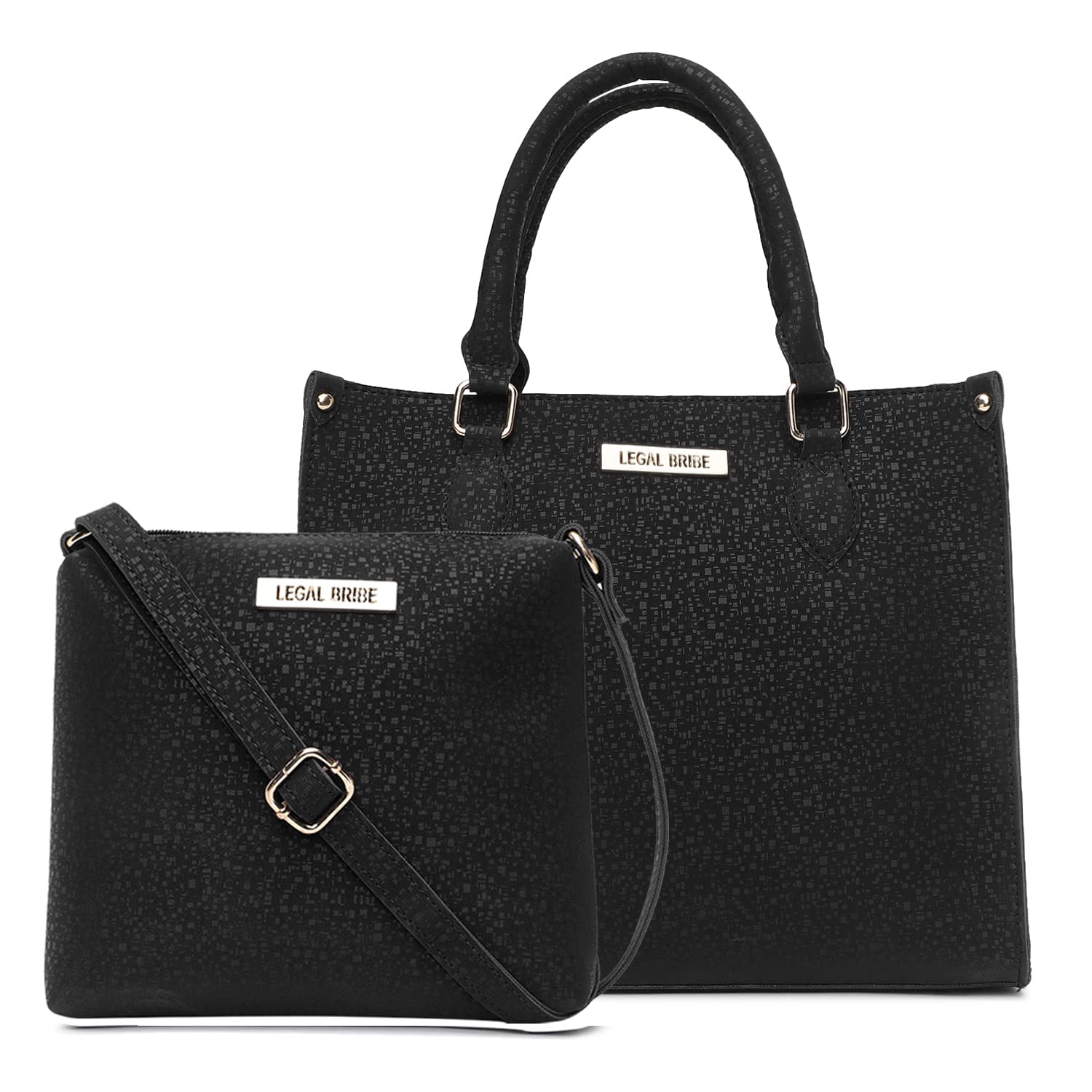 LEGAL BRIBE Self Plain Tote combo of 2 (Black) (B0BQY4SZLJ) Amazon Price History, Amazon Price Tracker