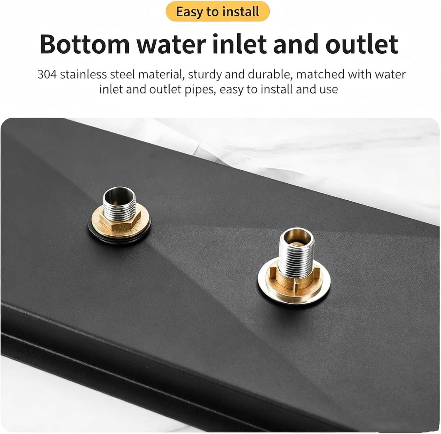 Lave-tasses Sous Comptoir En Acier Inoxydable, Dimensions De L'évier : 39 X 20 Cm, Avec Robinet, Bonde Et Bac D'égouttage, Rince-verres Professionnel, Idéal Pour Cafés, Cuisines Et Restaurants