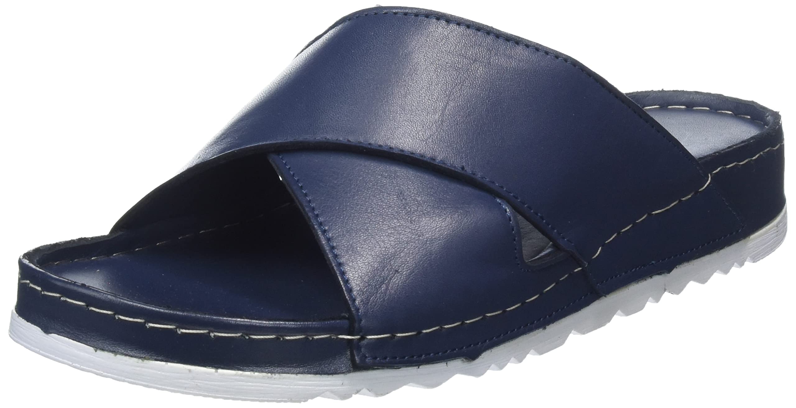 Andrea Conti Women's Mules, Dark Blue, 37 EU, D Blue, 5 UK
