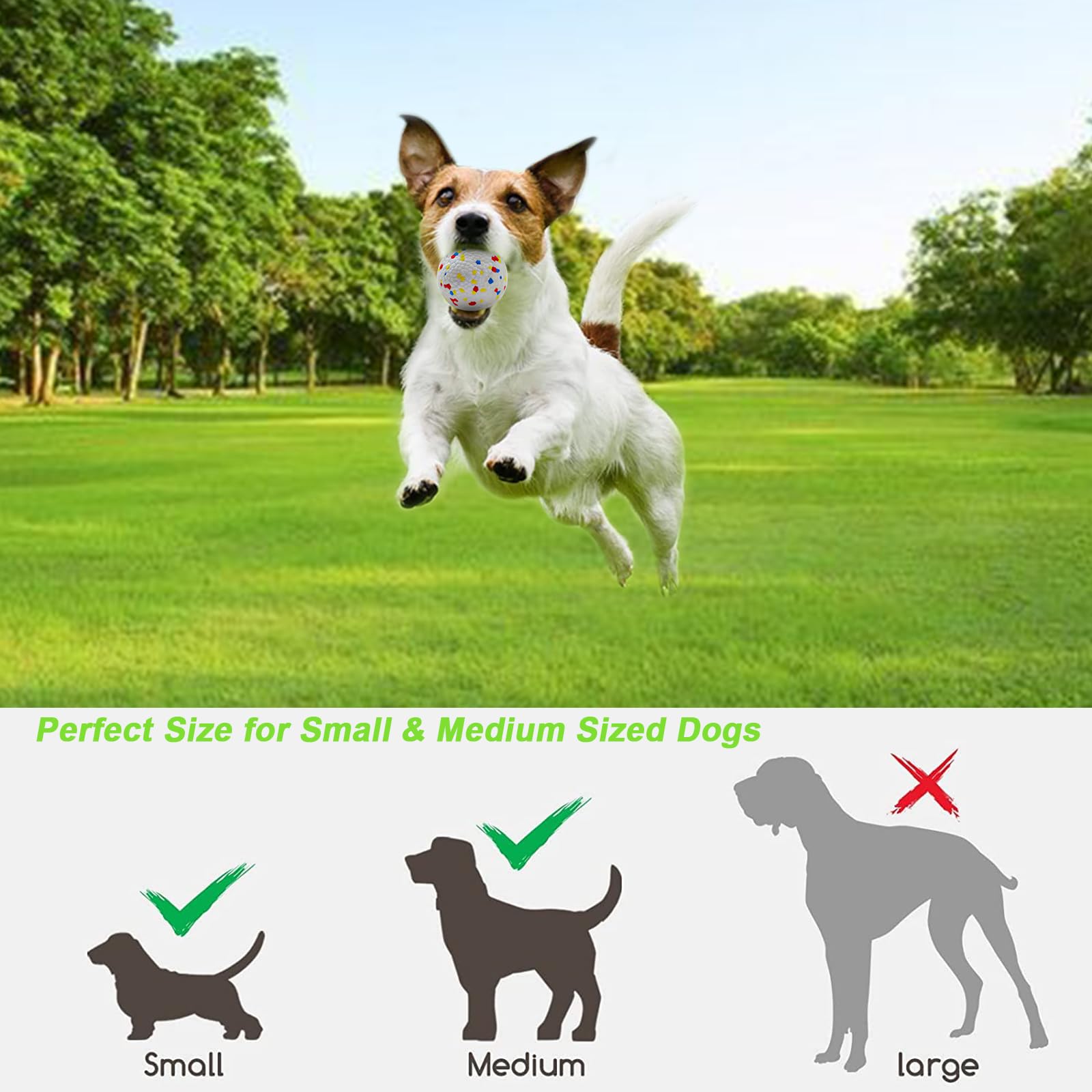 SOCO Lanceur de balle automatique pour chiens – 3 réglages de distance (6,8/19,9/15,2 m) avec balles de tennis ETPU de 5,6 cm | Jouet pour chien intérieur/extérieur | 4 balles et charge rapide