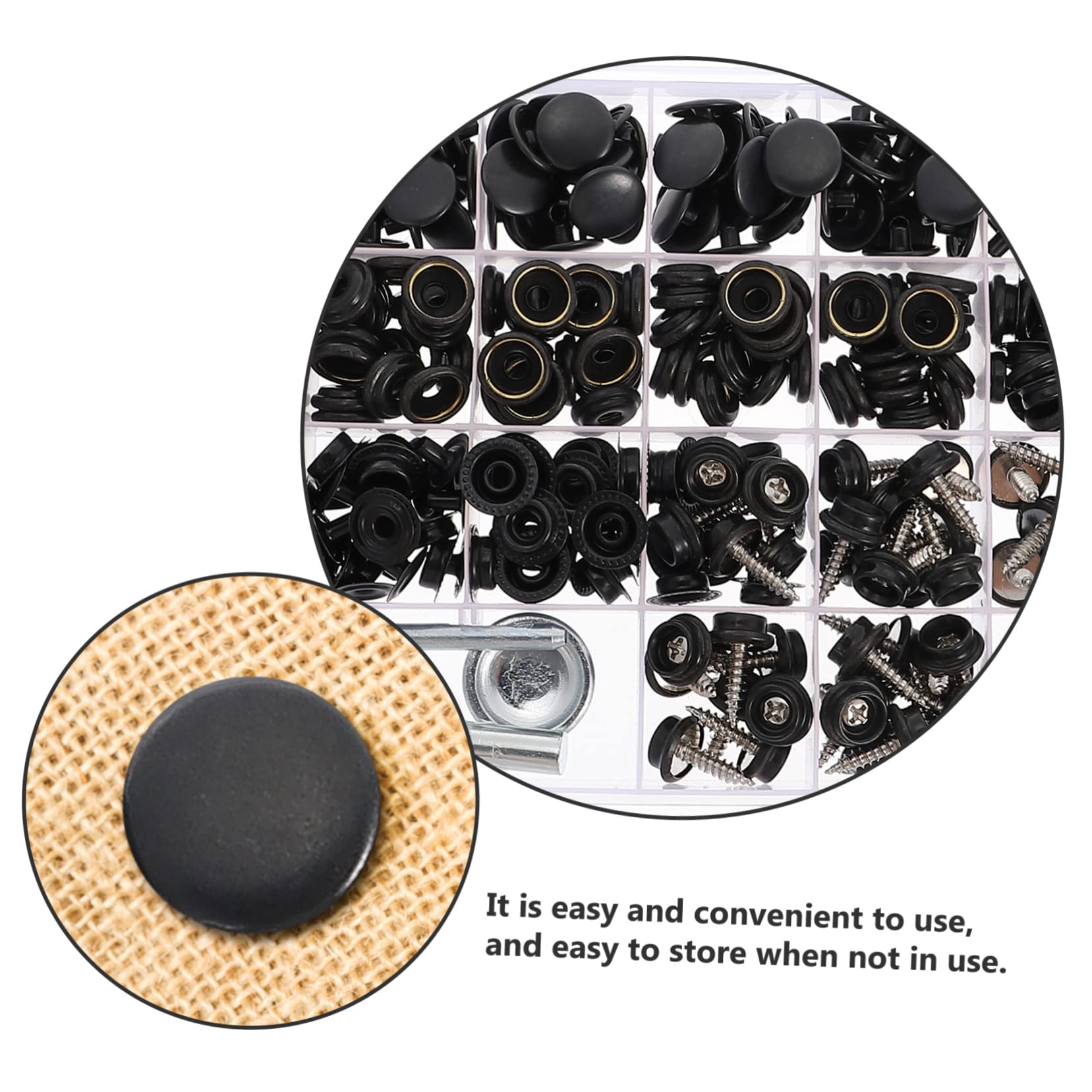 Druckknöpfe aus Eisen 15mm 1 Satz für Möbel und Kleidung