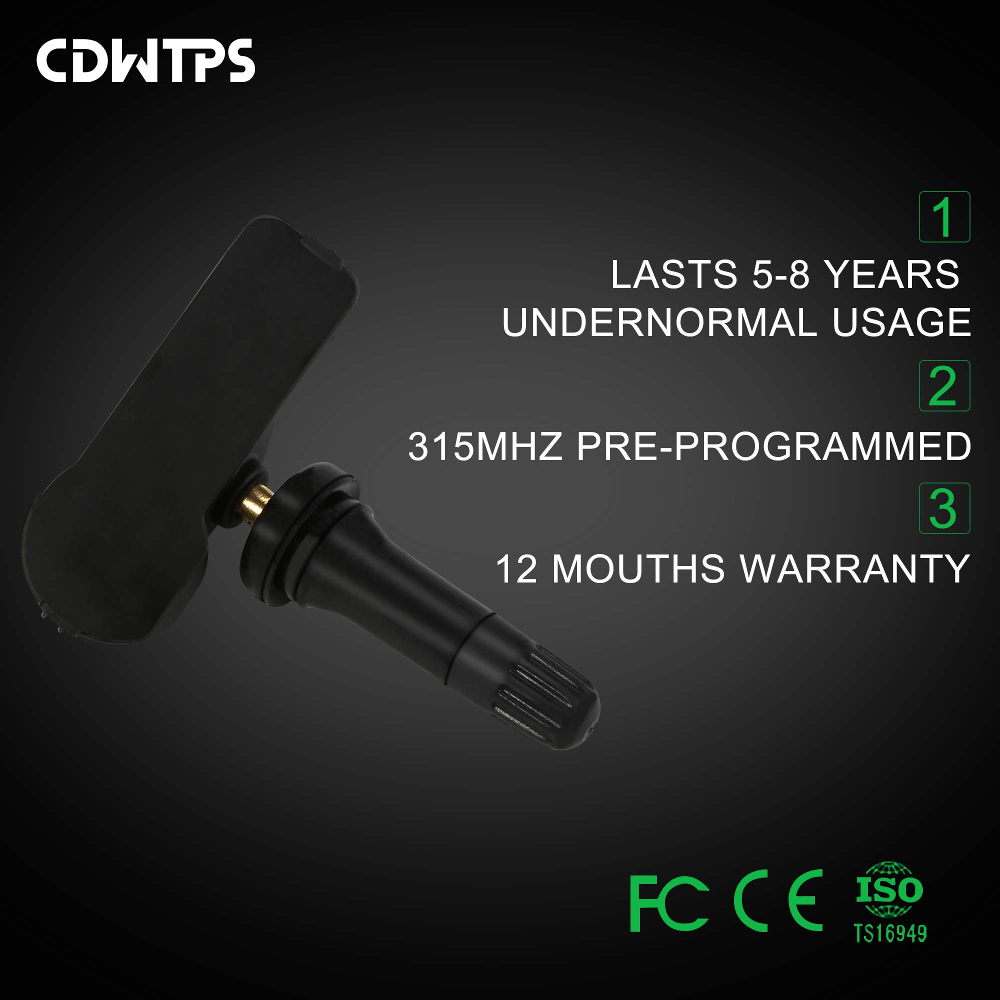 CDWTPS 13586335 GM Tire Pressure Sensor 315MHZ Tire Pressure Monitoring