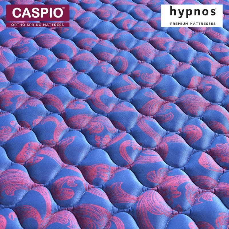 Image of Hypnos Caspio 10 Inch Bonnell Spring Orthopedic Mattress | Queen Size (72X60 Inch) | Medium Firm Back & Body Support | Premium Comfort & Breathable Fabric | Even Weight Distribution | 5-Year Warranty