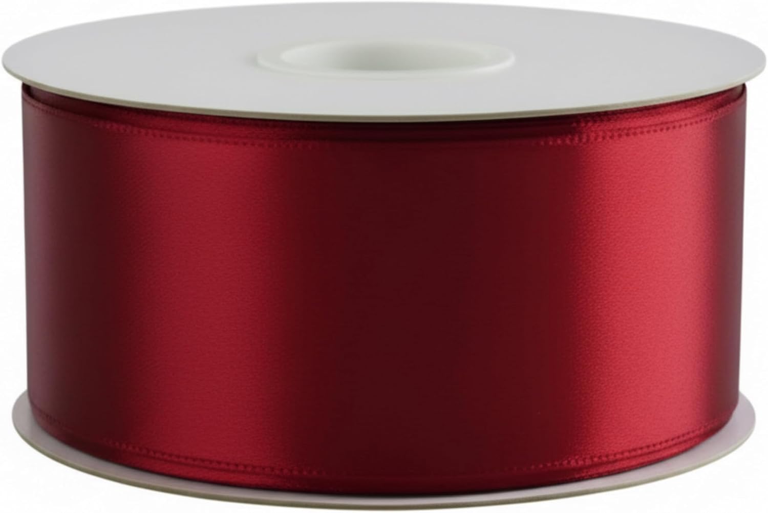 3" X50Yards (150Feet) Double Faced Satin Ribbon, 34 Colors Available, for Crafts, Home Decorations, Gift Box Packing, Wedding Decorations, Florist Bouquet, Christmas (Red)