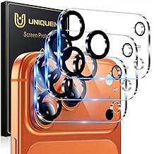 UniqueMe For iPhone 17 Pro Camera Protection - [Scratch-Resistant, Stable] Ultra Clear 9H Hardness Camera Protection for iPhone 17 Pro Camera Protection [Pack of 3] - HD Transparent