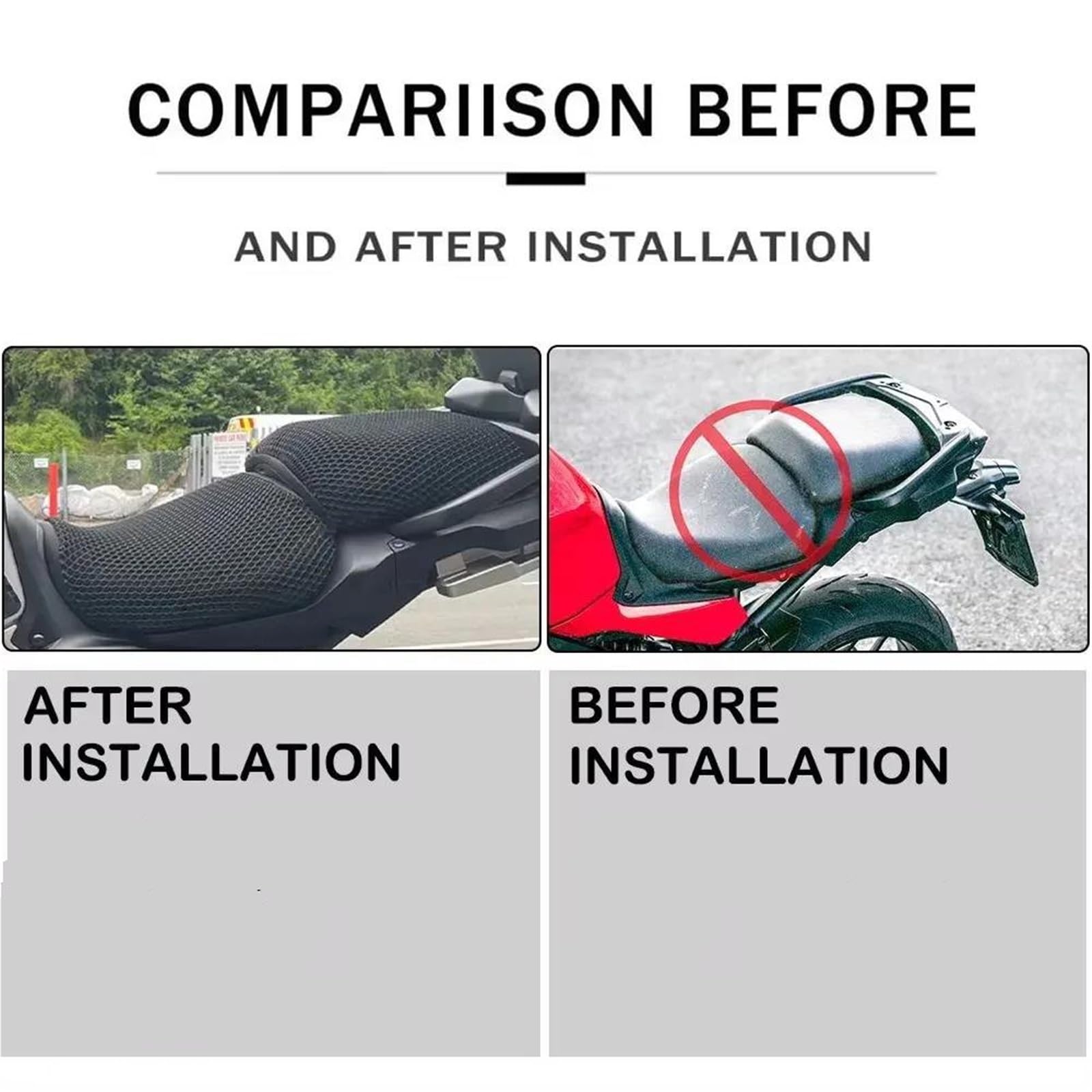 estate Coprisedili Isolanti Per Moto In Nylon Cuscino Protettivo Per Sella Per Yamaha Per Tracer 9 2022-2023