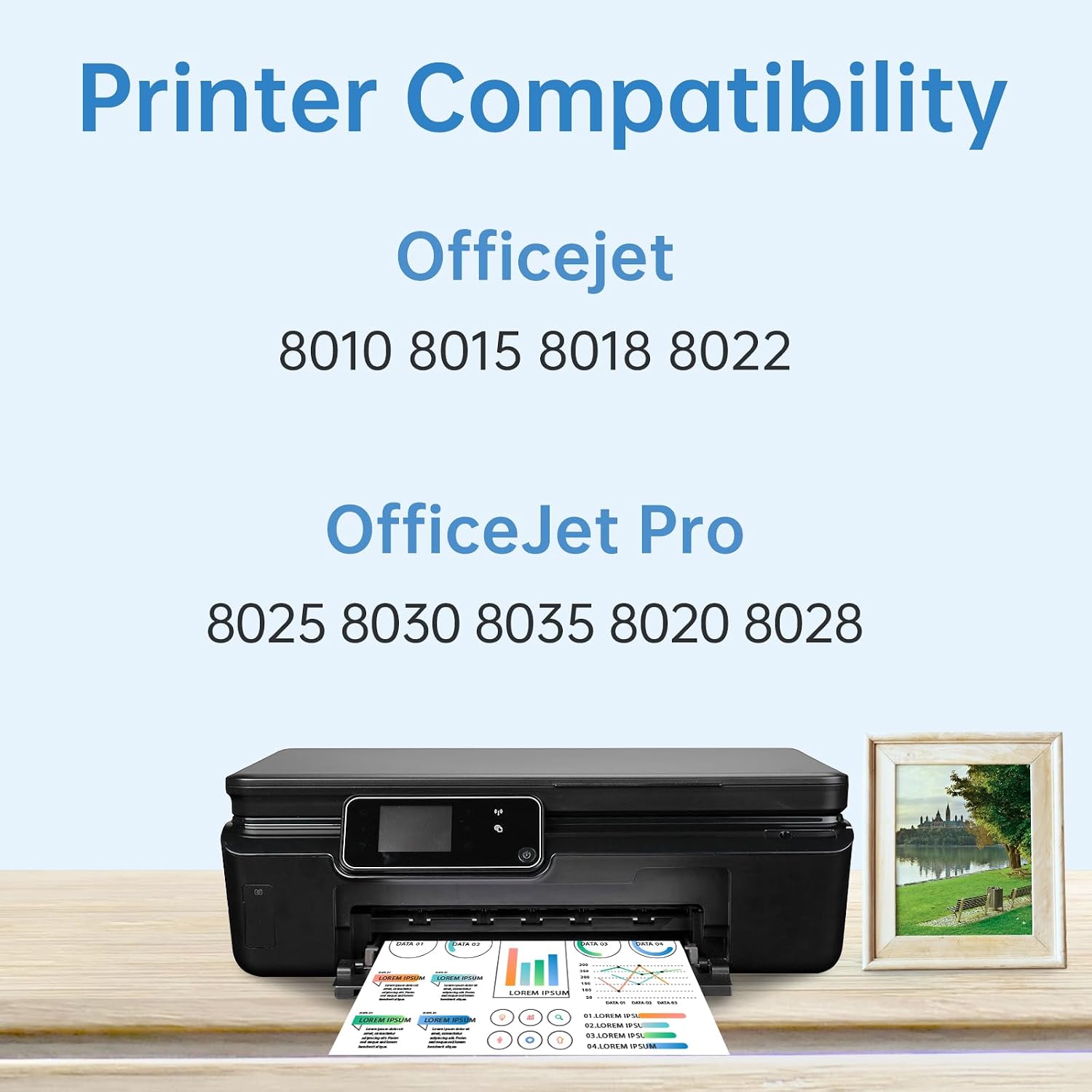 LEMERO 910XL Ink Cartridges Combo Pack Replacement for HP 910 910XL Ink image 2