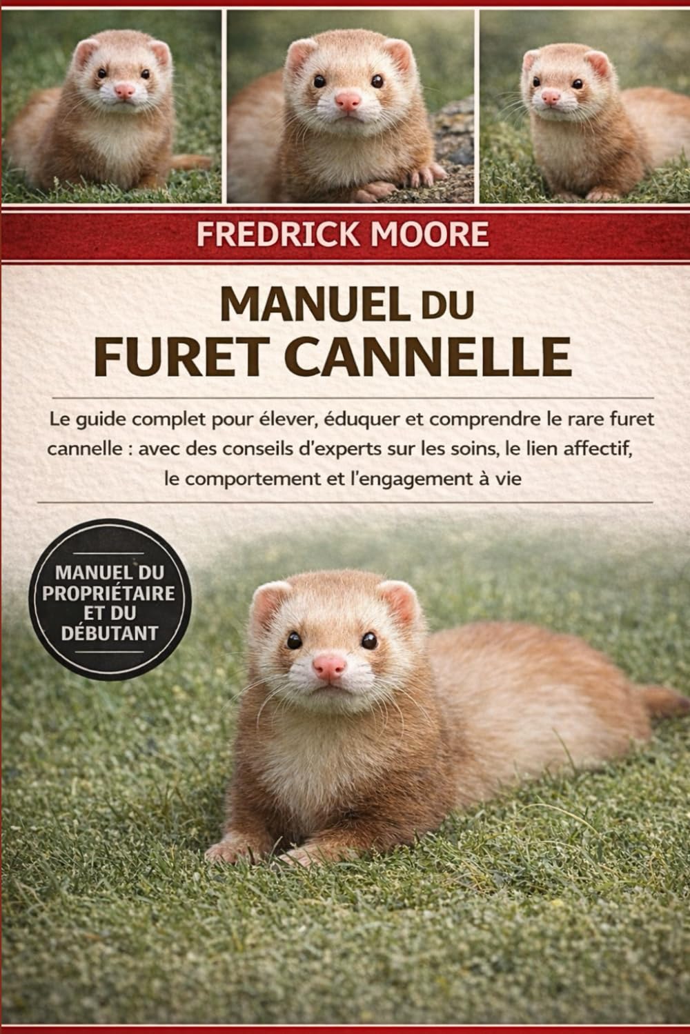 MANUEL DU FURET CANNELLE: Le guide complet pour élever, éduquer et comprendre le rare furet cannelle : avec des conseils d’experts sur les soins, le ... le comportement et l’engagement à vie