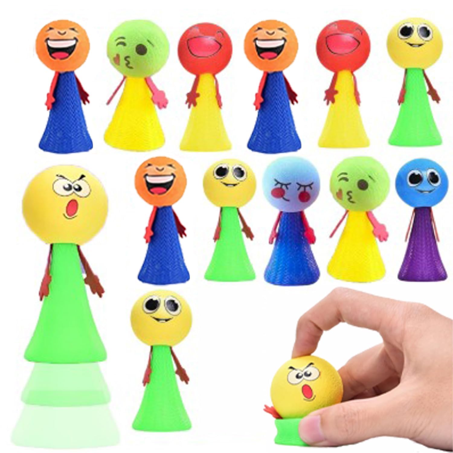 SNAPTRON Birthday Return Gifts for Kids Party - 12Pcs Jumping Toys for Kanya Pujan Gift set for Girls, Navratri Return Gif...
