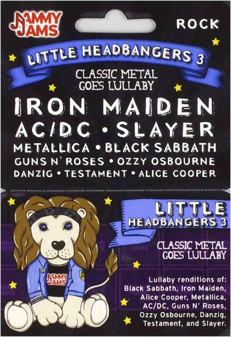 Jammy Jams Little Headbangers Goes Lullaby Download Card, Classic Metal