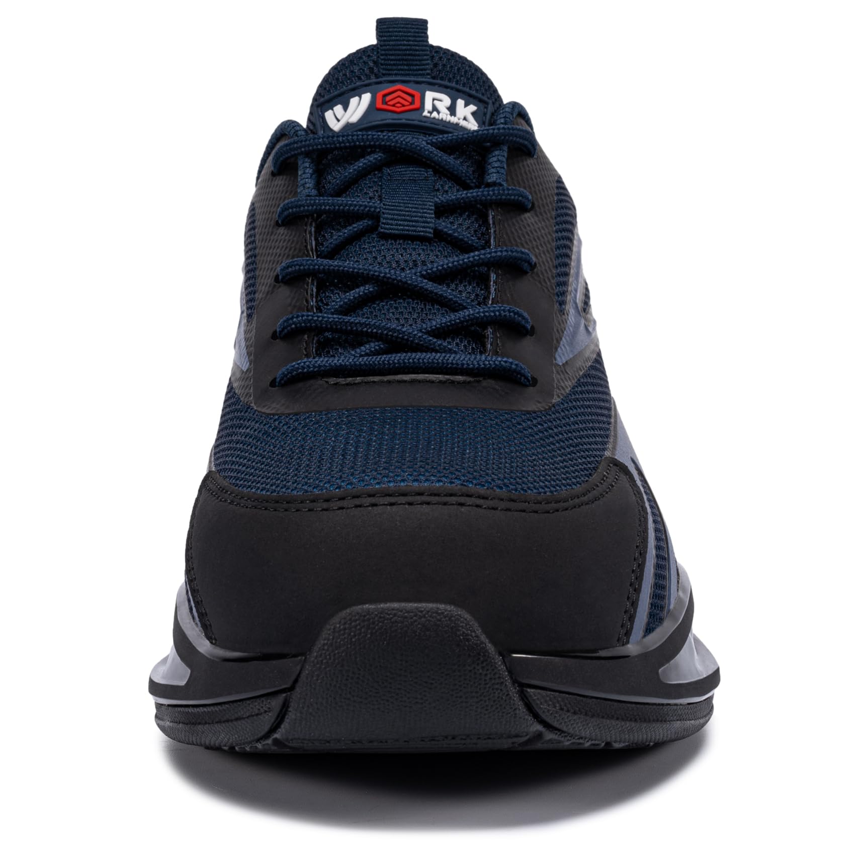 LARNMERN Zapatos de Seguridad Mujer Zapatillas de Seguridad Amortiguación Ligeros Comodidad Transpirabilidad Moda Zapatos de Trabajo(Azul Marino,41EU)