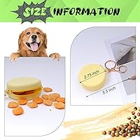 Vista 2 de 4 bolsas de silicona para perros pequeños, bolsa de entrenamiento de mascotas de tamaño bolsillo, diseño de cremallera, sin perfume, reutilizable