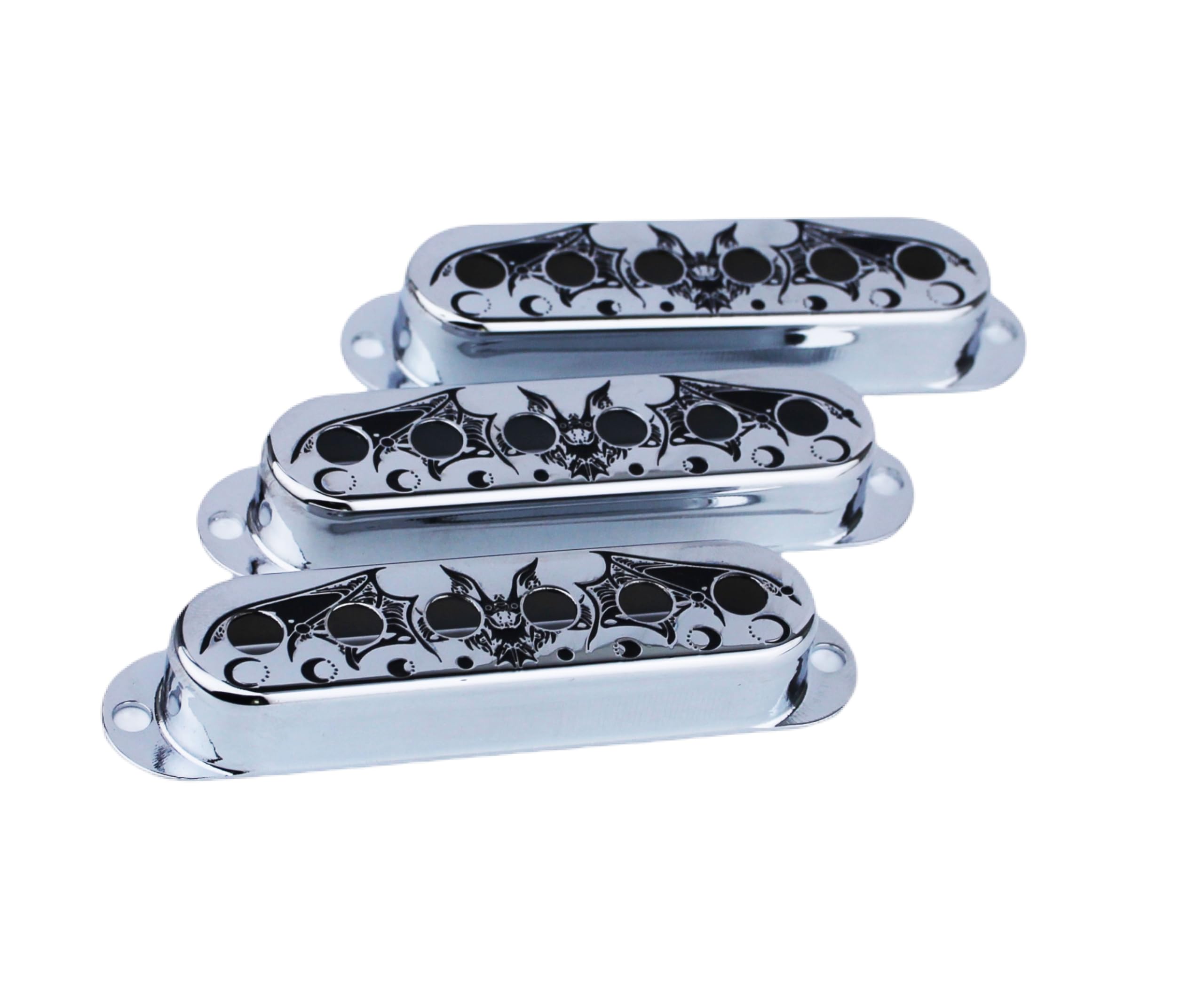 Guyker 3Pcs Single Coil Guitar Pickup Covers (52mm Pole Spacing) - Image 3