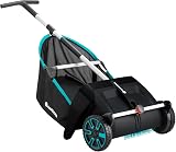 Gardena Aspirateur de Feuilles et de pelouse Balayeuse mécanique pour Le Jardin, avec Sac de Capture Amovible, système de brosses rotatives, poignée Ergonomique, Silencieux (3565-20) - 2