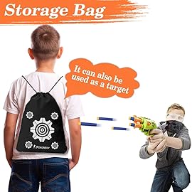 POKONBOY 1200 Pack Refill Darts Compatible with Nerf Guns, Refill Bullet Darts Foam Darts Compatible with Nerf Guns N-Strike Elite Series Blaster Toy Guns Kids(Storage Bag Included)