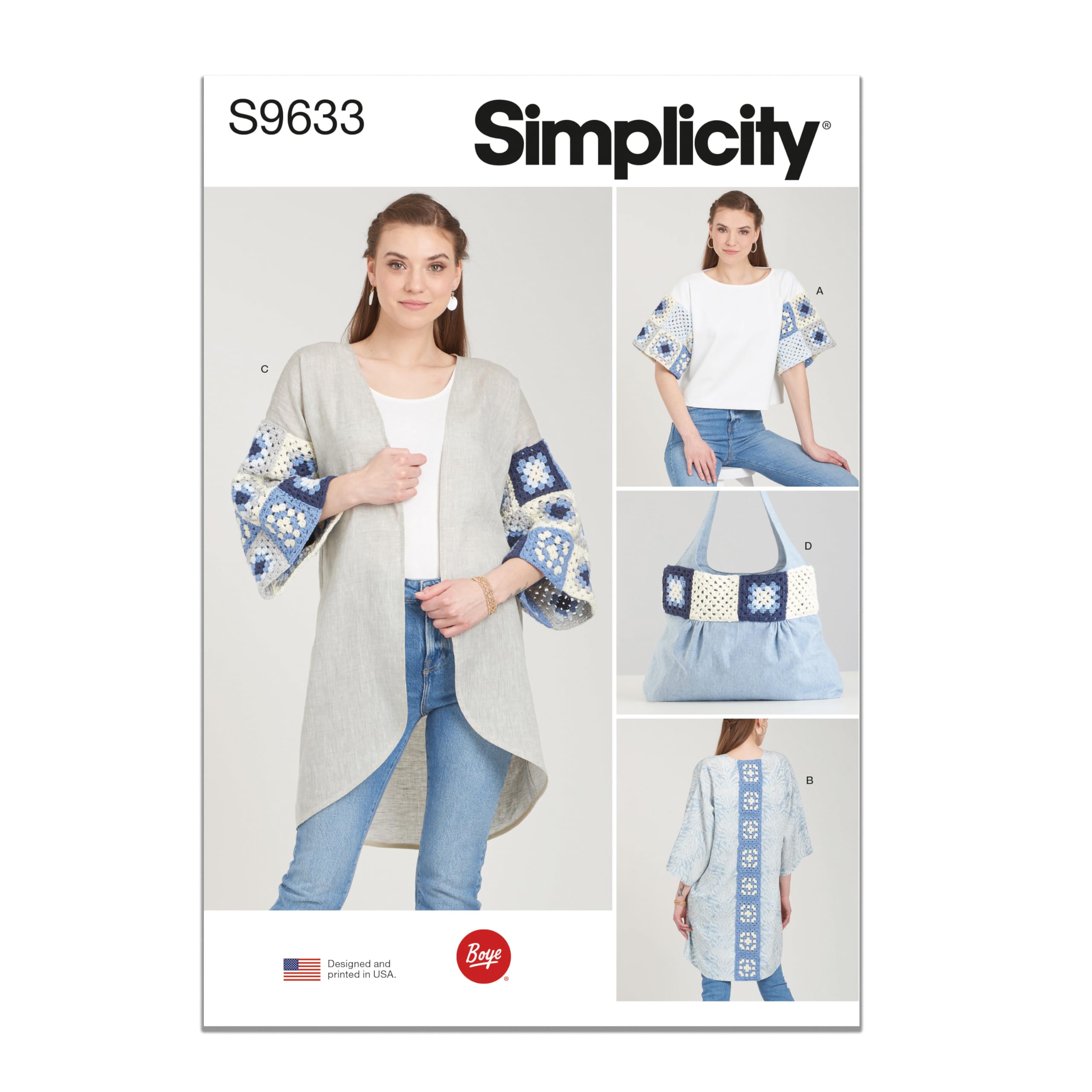 Simplicity SS9633A Kad n st/Yelek A (XS-S-M-L-XL)