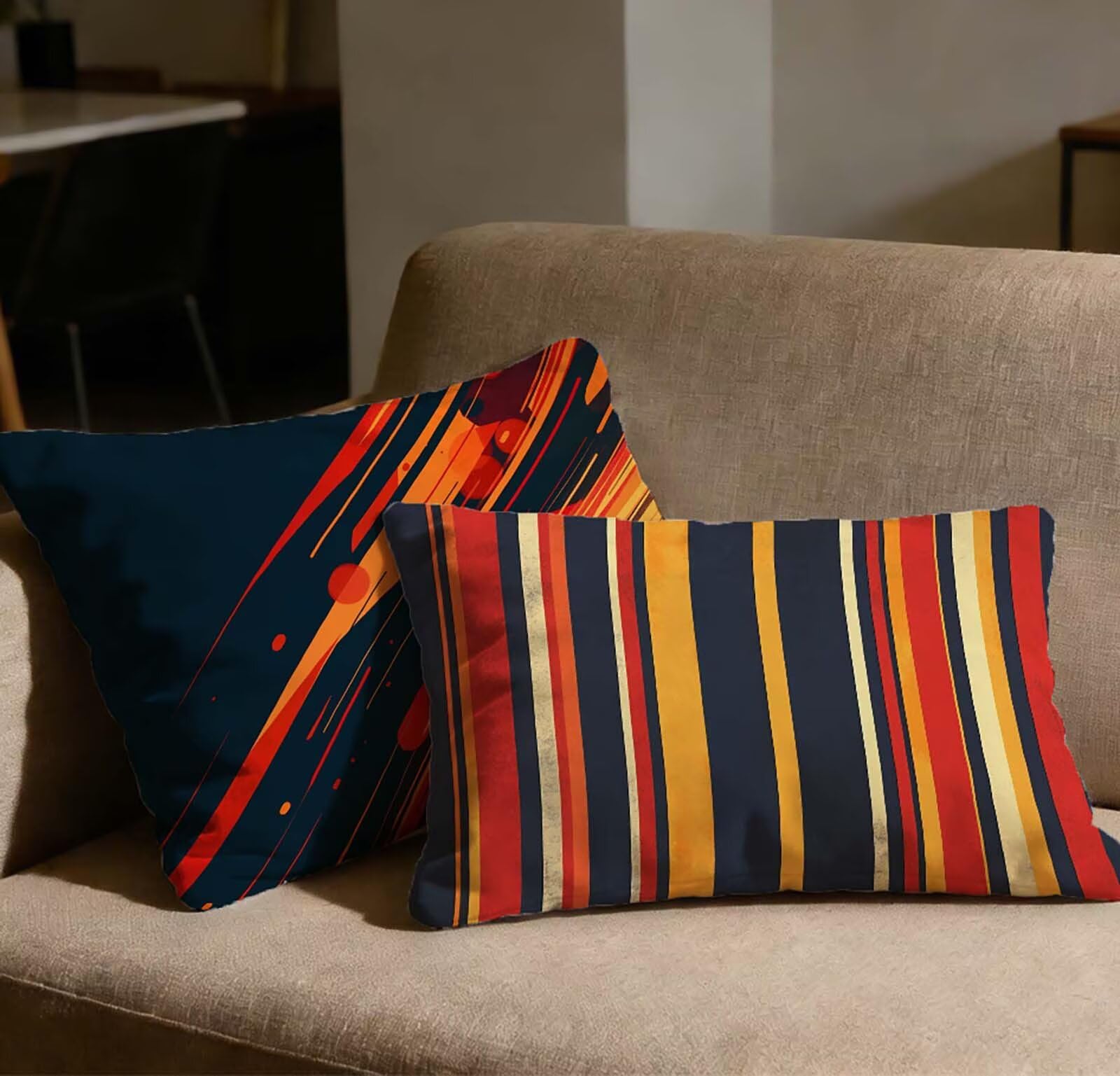 Taie d'oreiller 60x80 zip invisible contre les rayures housse coussin velours