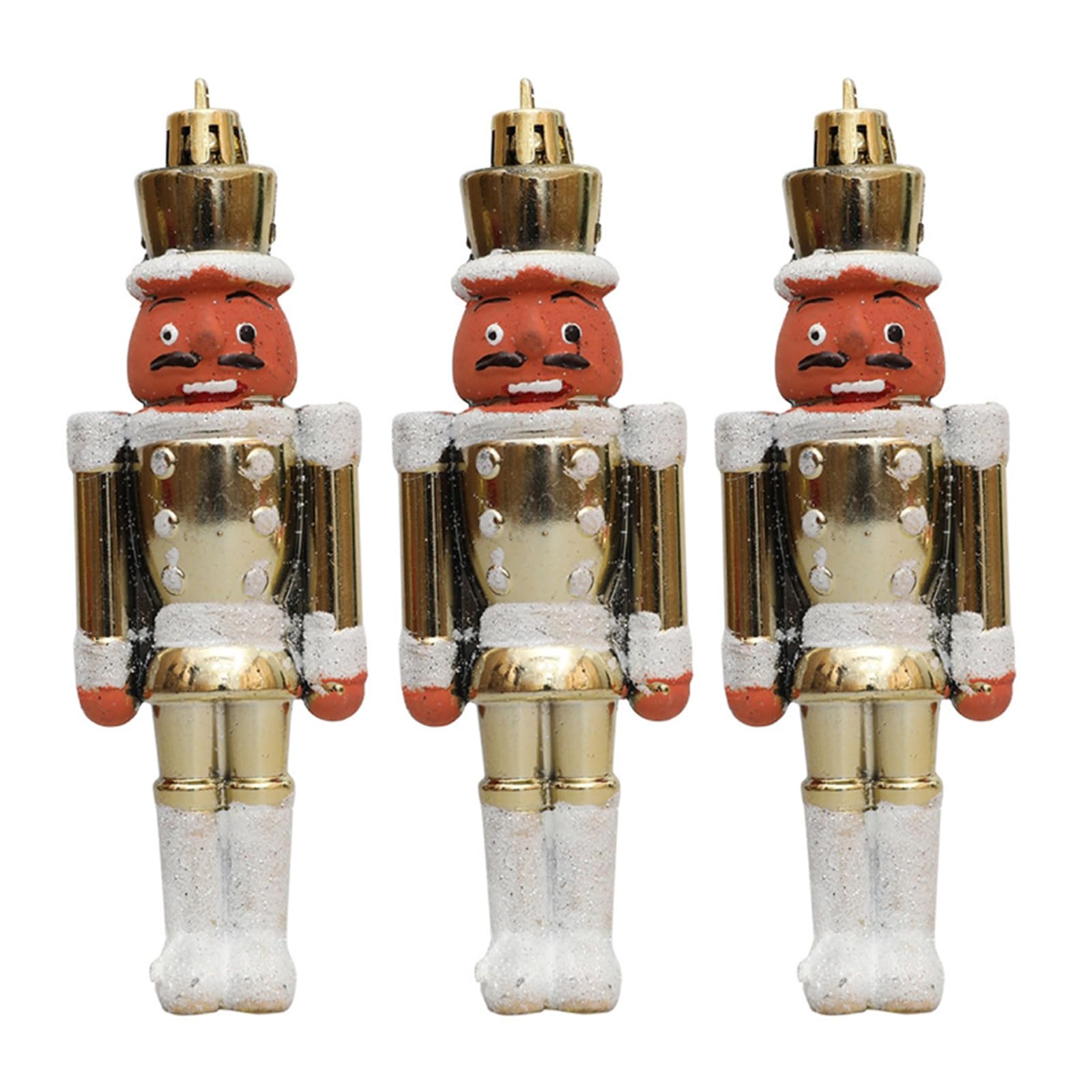 Kalttoy Christmas Nutcrackers Soldier Hanging Pendant Walnuts Soldier Puppet Christmas Tree Ornaments New Year Pendant Nutcrackers Decors