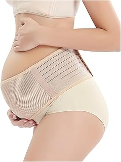 Maternity Belly Support Band, Breathable Mesh, Gentle Compression, Ultra Soft, Pain Relief- Pregnancy Must Haves