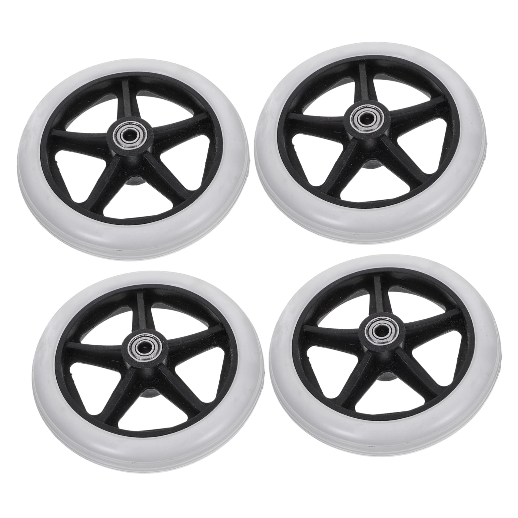 FOMIYES Wheelchair Push Rim Replacement Set of 4 Non-slip for Wheelchair Walker