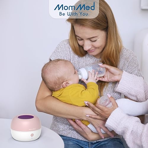 Miniatura 6 de MomMed Desinfectante portátil para chupete, caja desinfectante con luz UV, 99.99% limpiado en 3 minutos