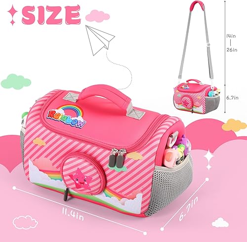 Miniatura 4 de OUKNAK Estuche de transporte para Toniebox Starter Set, bolsa de almacenamiento para Toniebox reproductor de audio, caja de transporte para