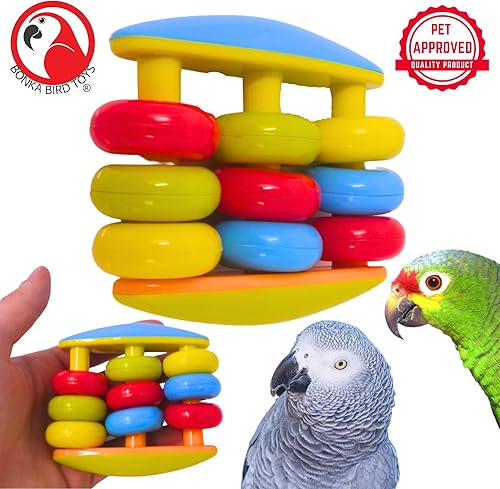 Miniatura 2 de Bonka Bird Toys 2460 Abacus Pie Talon Craft Part Bird Toy Tienda African Grey Guacamayo y similares