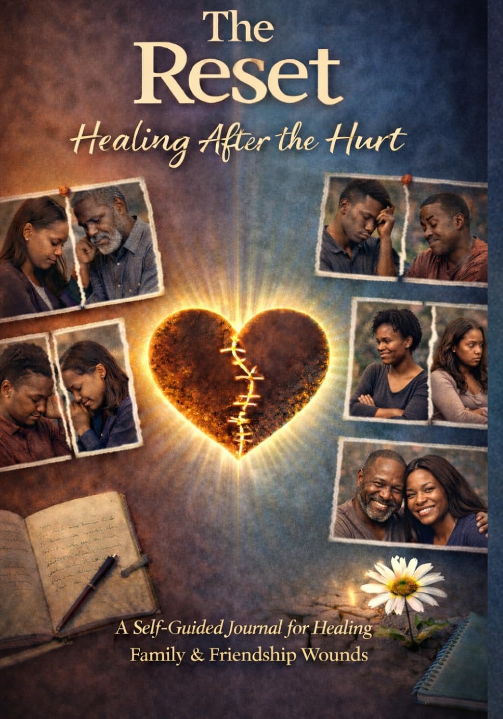 The Reset – Healing After the Hurt: A Self-Guided Journal for Healing from Family and Friendship Wounds ; With Prompts, Reflections, and Therapeutic Coloring