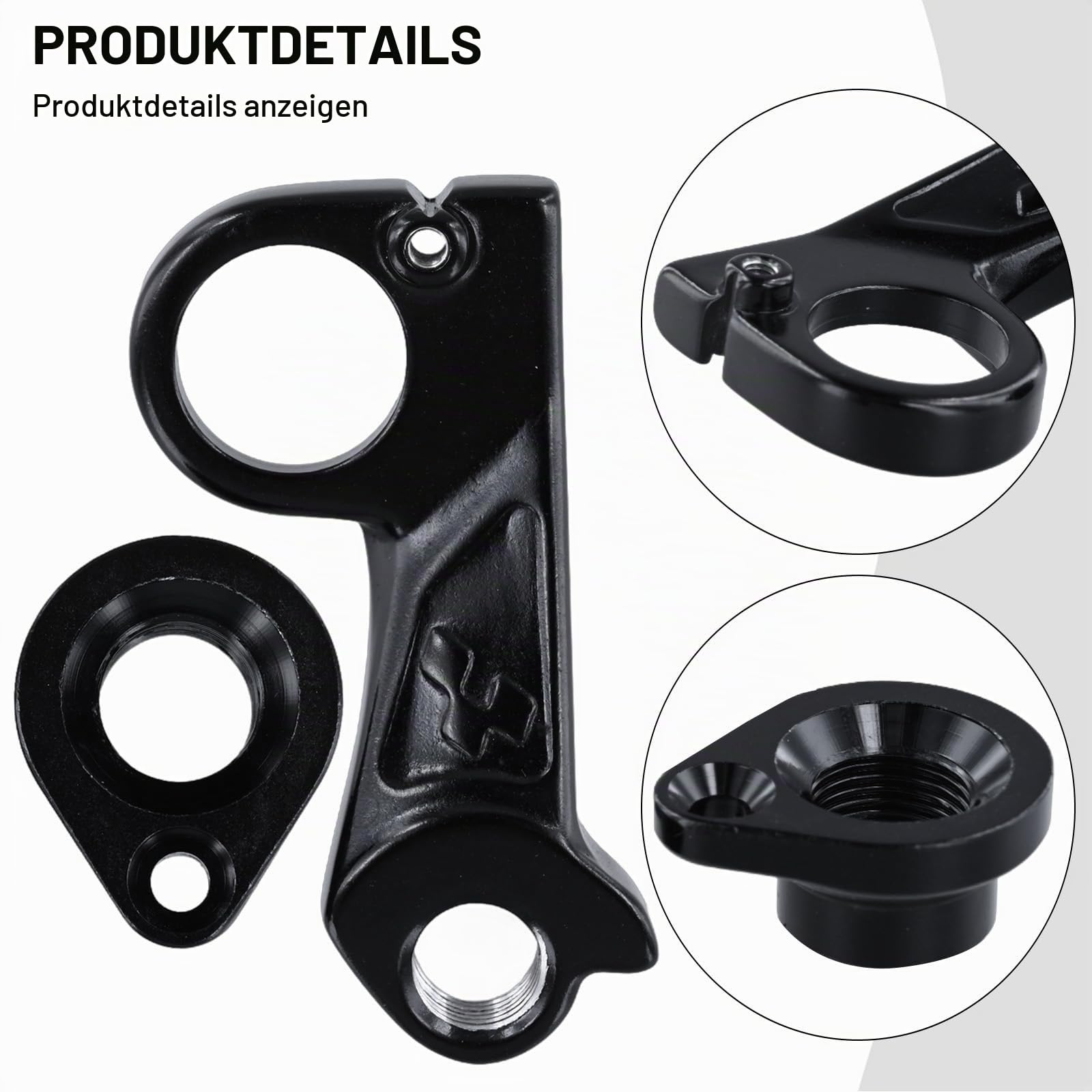 Schaltwerk-Aufhänger, Aluminium-Fahrrad-Heckhaken, Fahrrad-Schaltwerk-Mech-Aufhänger, Dropout & Schrauben für Cube Mountainbikes