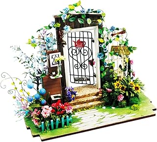 Homoyoyo Modelo Modelo De Jardim Faça Você Jardim Em Miniatura Casa Faça Você Tons De Terra Blush Modelo De Casa De Flores De Bambu