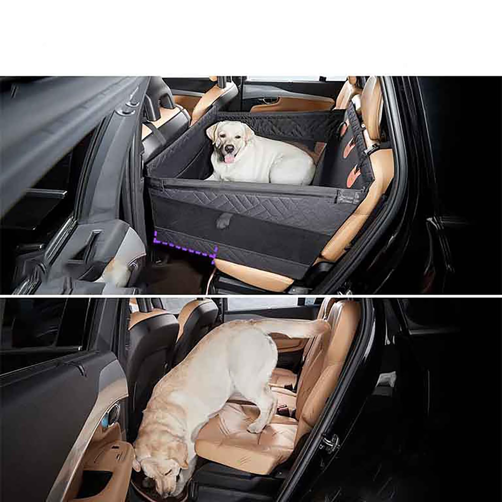 大型犬可　ペットドライブボックス ブラック 後部座席用　ドライブシート 大型犬可 ペットドライブボックス ブラック 後部座席用 ドライブ