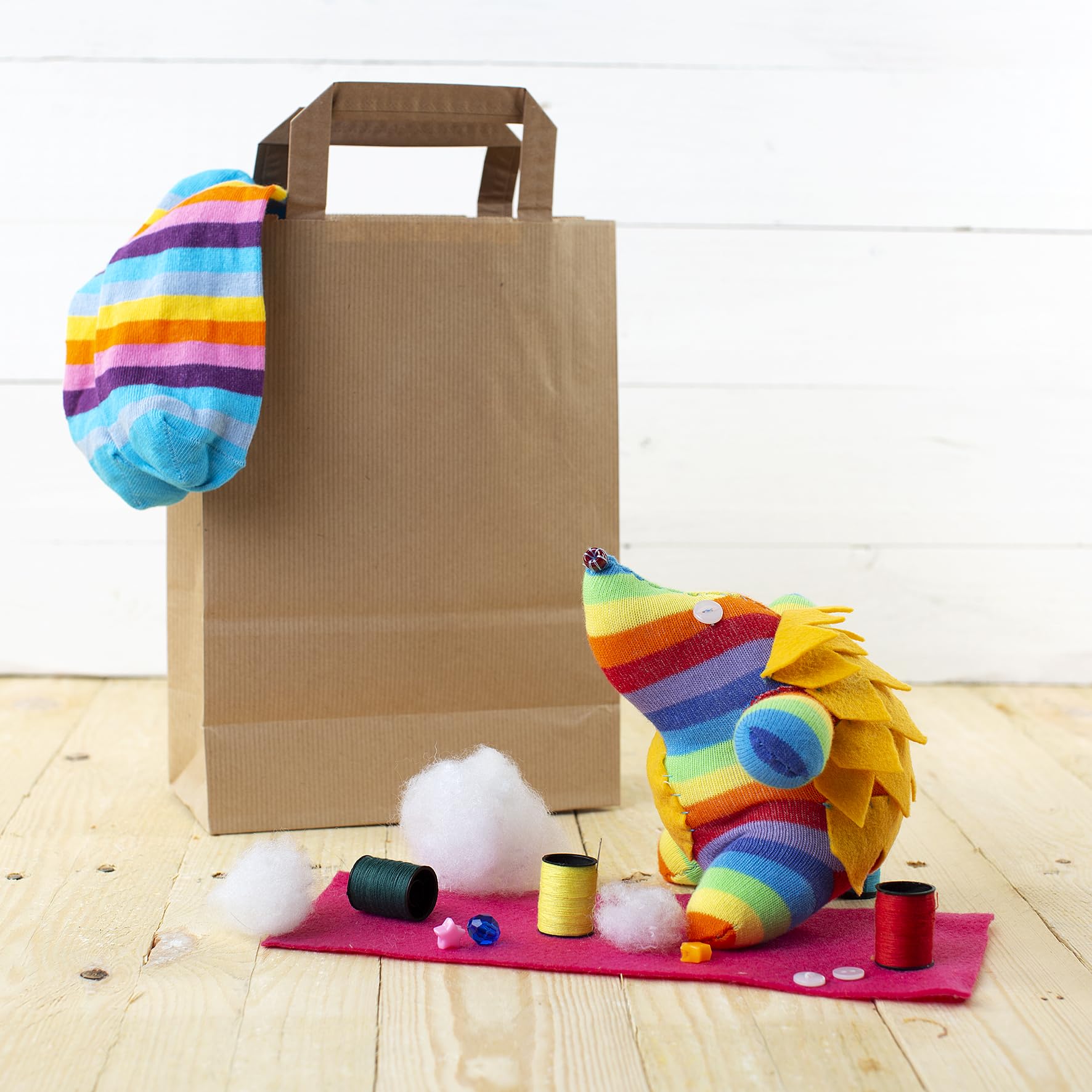 Create Your Own Sock Hedgehog : DIY Craft Kit for Endless Fun!