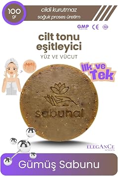 Gümüş Sabunu - Cilt Tonu Eşitleyici ve Sivilce Karşıtı Sabun 100 gr