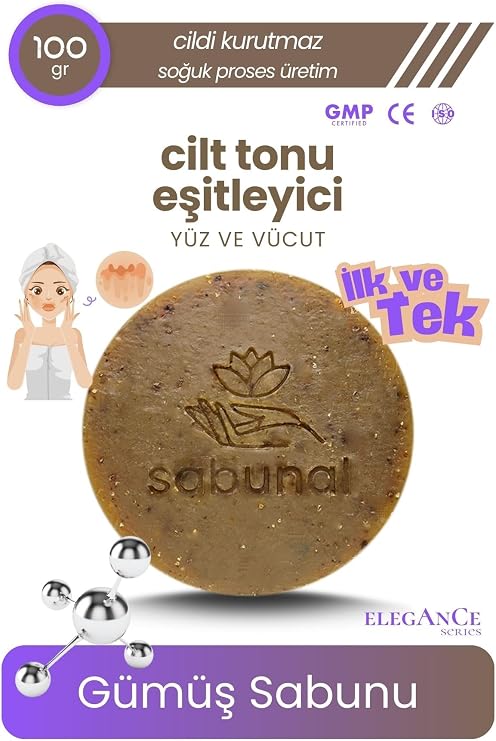 Gümüş Sabunu - Cilt Tonu Eşitleyici ve Sivilce Karşıtı Sabun 100 gr